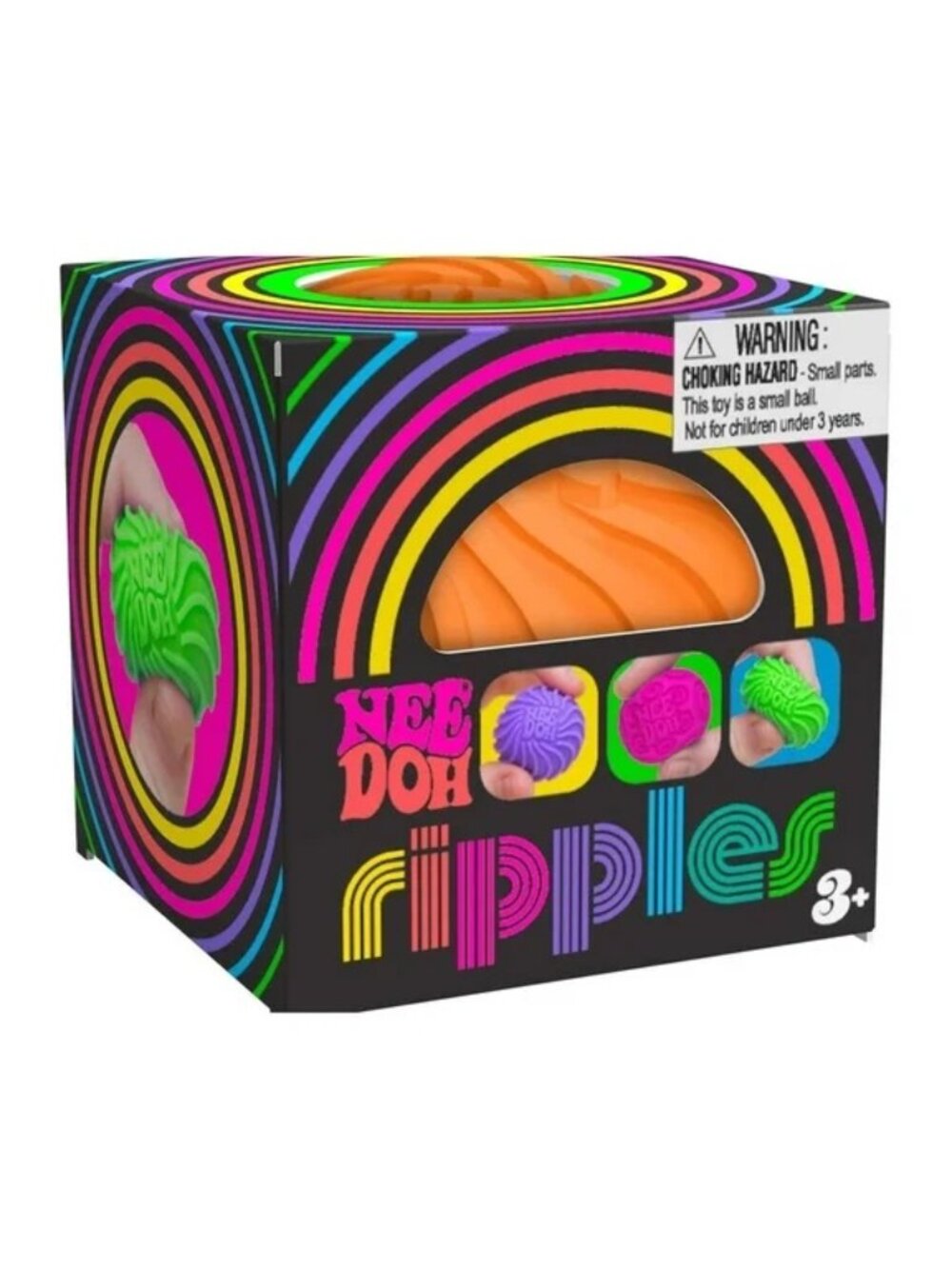 ✨NEW✨ NeeDoh MINI Teenie Singles Ripples in Orange 🍊🧡